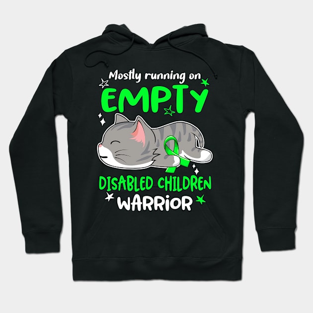 Mostly Running on Empty Disabled Children Warrior Hoodie by ThePassion99
